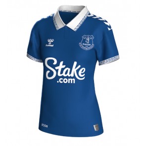 Everton kläder Kvinnor 2023-24 Hemmatröja Kortärmad